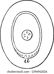 Hut mit Top-Zentralventilator für Lüftung Vintage Linie Zeichnung oder Gravur Illustration.