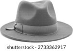 hat fedora halftone vintage retro illustration black and white dotted pattern vector graphic isolated monochrome pop art engraving fashion accessory clothing headwear