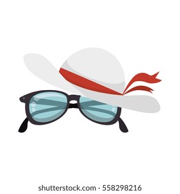 hat female with glasses