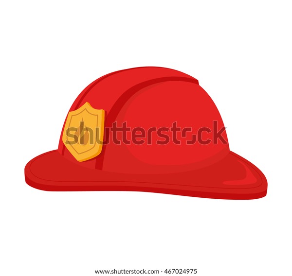 Hat Fireman Fire Department Cap Equipment Stock Vector (Royalty Free ...