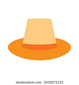 Sombrero plano diseño de iconos para personal y Uso comercial