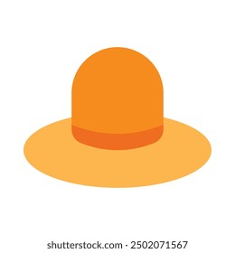 Sombrero plano diseño de iconos para personal y Uso comercial