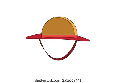 Hat flat vector illustration graphics design for web and app design, marketing, advertising, branding projects, and print and digital media mockups.