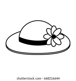 hat with flower adornment  icon image 