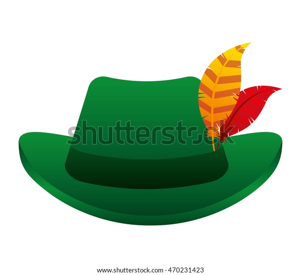 hat germany culture isolated icon vector\
illustration design