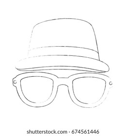 hat and glasses