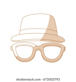 hat and glasses icon