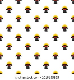 Hat with glow pattern seamless in flat style for any design