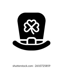 Hat Glyph Icon. Hat Icon