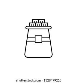 hat, gold, Ireland icon. Element of Ireland culture icon. Thin line icon for website design and development, app development. Premium icon