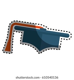 hat graduation emblem icon