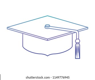 hat graduation isolated icon