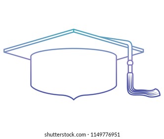 hat graduation isolated icon