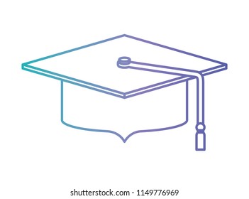 hat graduation isolated icon