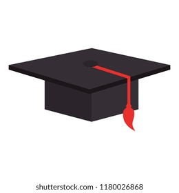 hat graduation isolated icon