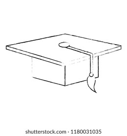 hat graduation isolated icon