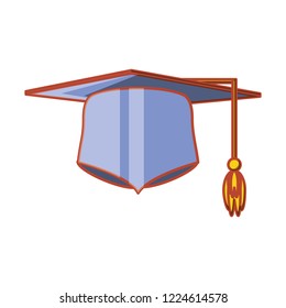 hat graduation isolated icon