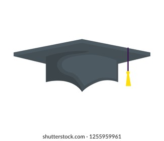 hat graduation isolated icon