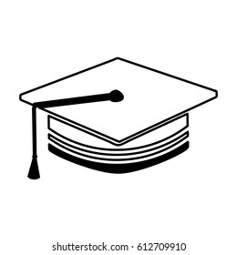 hat graduation isolated icon