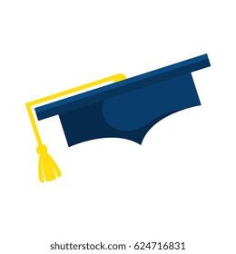 hat graduation isolated icon