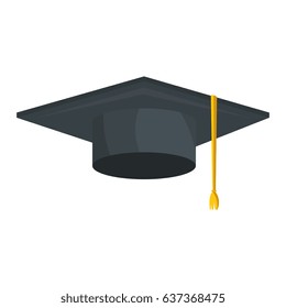 hat graduation isolated icon