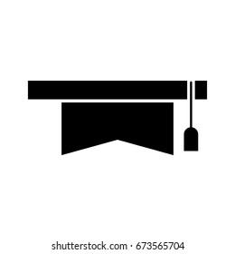 hat graduation isolated icon