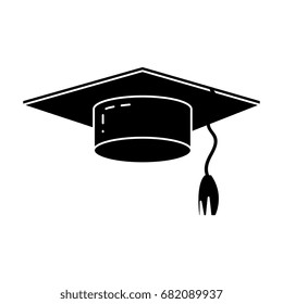 hat graduation isolated icon