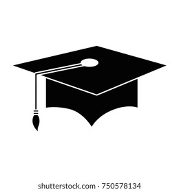 hat graduation isolated icon