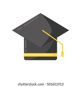 hat graduation isolated icon vector illustration design