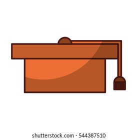 hat graduation isolated icon vector illustration design