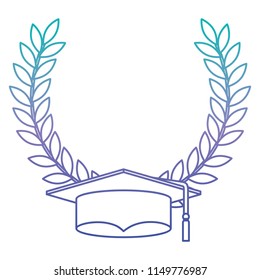 hat graduation with wreath crown