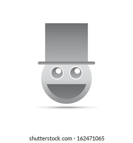 hat guy emotion icon face