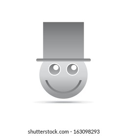hat guy emotion icon face
