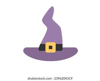 Hat Halloween. Editable stroke. Vector illustration