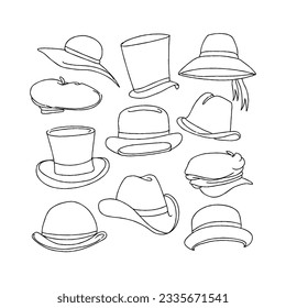 conjunto vectorial de ilustraciones de doodles dibujadas a mano