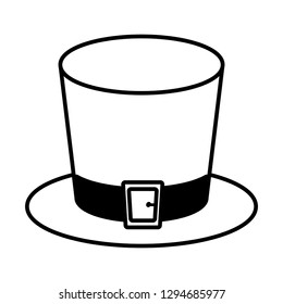 hat happy st patricks day vector illustration