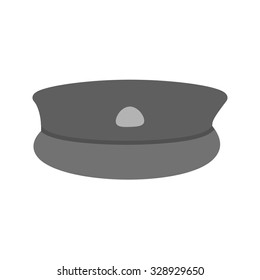 Hat, head, fashion icon vector image. Can also be used for clothes and fashion. Suitable for web apps, mobile apps and print media.