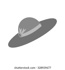 Hat, head, fashion icon vector image. Can also be used for clothes and fashion. Suitable for web apps, mobile apps and print media.