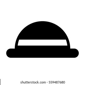 hat hipster style accesory vector illustration design