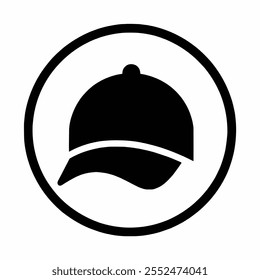 Icono de sombrero. icono de tapa. Plantilla de gorra de béisbol negra realista aislada. Vista frontal, posterior y angular de la colección de la gorra del hombre. Vector Uniforme deportivo Headwear Ropa de moda Mock Up