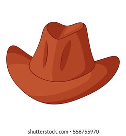 Hat icon. Cartoon illustration of hat vector icon for web