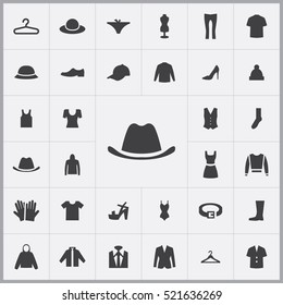 hat icon. clothes icons universal set for web and mobile