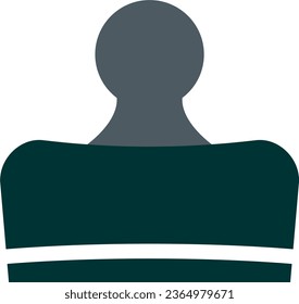hat icon color isolated vector green and gray