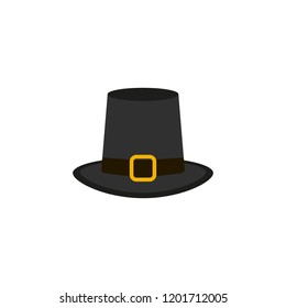 Hat icon of color thanksgiving of the day