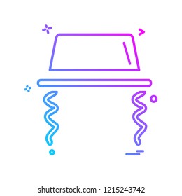 Hat icon design vector