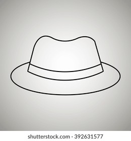 hat icon design, vector illustration eps10 graphic 