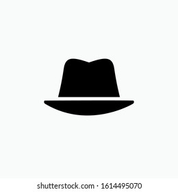 Hat Icon - Fashion Element Illustration As a Simple Vector Sign & Trendy Symbol. 