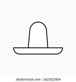 
Hat Icon - Fashion Element Illustration As a Simple Vector Sign & Trendy Symbol. Presented in Line Art Style for Design and Websites, Presentation or Apps Element.