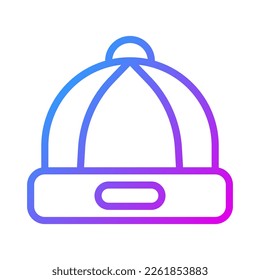 hat icon gradient purple style chinese new year illustration vector perfect. Icon sign from modern collection for web. Nice design perfect.