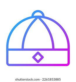 Dieses Symbol Farbverlauf violett-Stil chinesisch neuen Jahr Illustration Vektorgrafik perfekt. Symbol aus der modernen Kollektion für Web. Schönes Design perfekt.